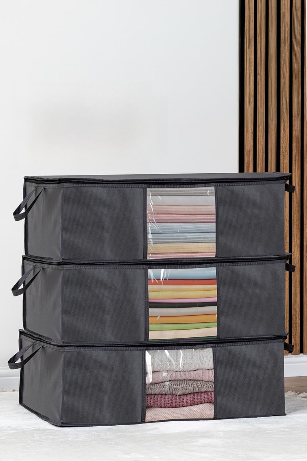 Pencereli Hurç Altı Düzenleyici Set (64 * 45 * 22 Cm, Adet, 3)