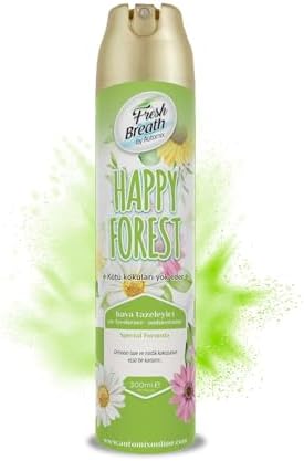 Fresh Breath Happy 300 ml Aerosol Koku | Araç ve Oda İçin Ferah ve Kalıcı Aroma