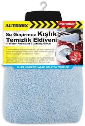 Su Geçirmez Temizlik Eldiveni | Dayanıklı ve Kaymaz Yüzeyli | Araç ve Ev Temizliği İçin