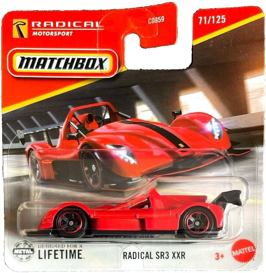 Alternative view of C0859 Matchbox 1:64 Tekli Arabalar Radical SR3 XXR JBR72