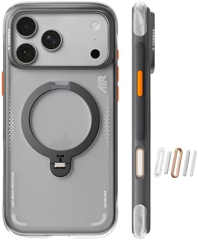 Alternative view of Ostand Q3 Air Telefon için 17 Pro Max Kılıf Koruma Kapağı 17,5 cm Siyah