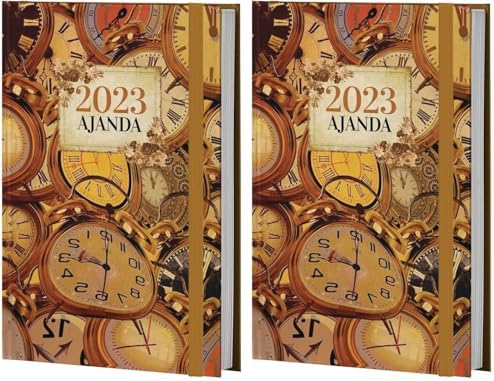 Halk Kitabevi Mor Kelebek Saatler 2023 Ajanda, 13.5x21cm, 128 Sayfa, Ciltli 2li paket