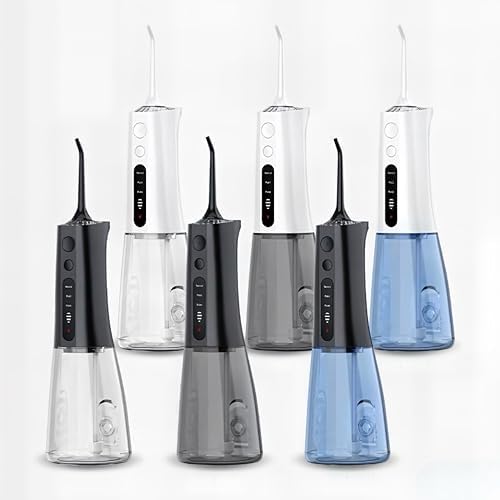 Taşınabilir Ağız Duşu | 5 Modlu Şarjlı Diş Arası Temizleyici | 300ml Su Hazneli, IPX7 Su Geçirmez, USB Şarjlı Diş ve Protez Temizleme Cihazı