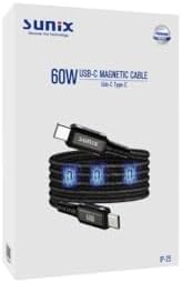 Alternative view of 60W Mıknatıslı Usb-C Data ve Şarj Kablosu IP-25