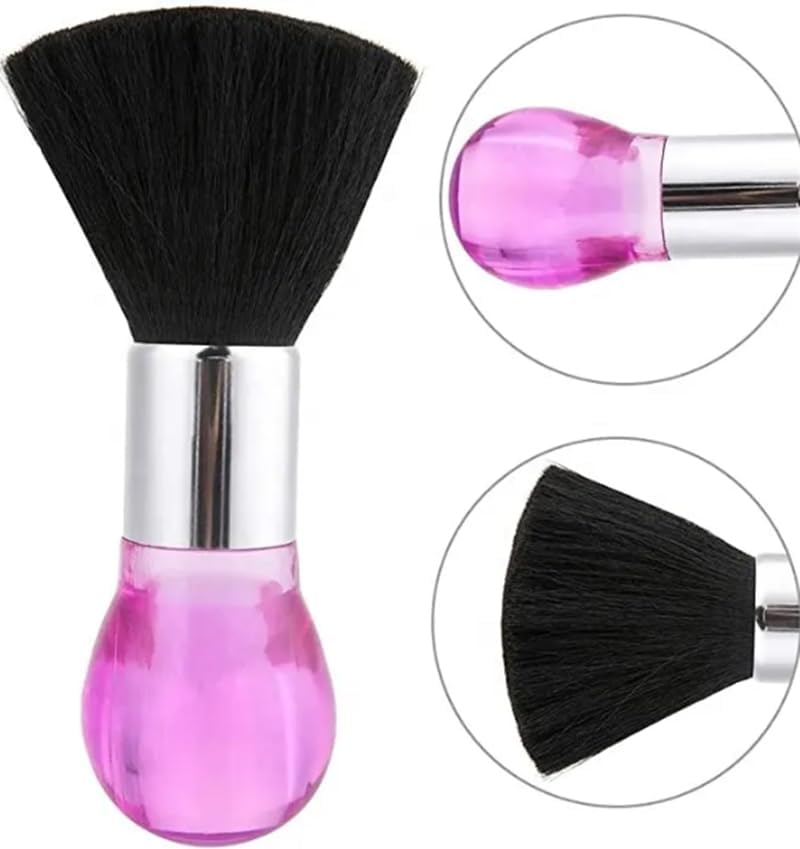 Topuzlu Berber/kuaför Ense fırçası/Kıl Temizleme Fırçası PEMBE