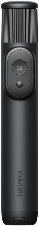 Selfie Çubuğu Mini, Alüminyum, Akıllı Telefon Uyumlu, Siyah, Bluetooth Uzaktan Kumandalı, 155g, 52cm Uzatılabilir, Model 66759