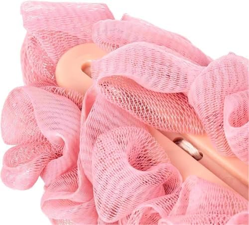 Alternative view of Sırt Fırçası, Kaymaz Uzun Saplı Sırt Lif Fırçası, Yumuşak Nylon Ağ Sırt Temizleyici, Erkek ve Kadın için Çubuk Üzerinde Lif (Pembe)