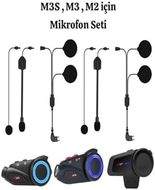 M2 M2C M3 M3S Intercom Serileri Için Yedek Kulaklık Mikrofon Seti