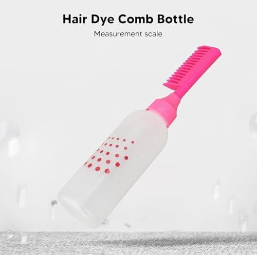 Alternative view of 170 ml Hazneli Saç Boyama Tarağı – Doldurulabilir Plastik Aplikatör Şişesi, Kuaförler İçin Pratik Boya Uygulama Tarağı, Saç Boyası Şişesi-Pratik Saç Boyama Aparatı-Asorti Renk (Yan Tarak)