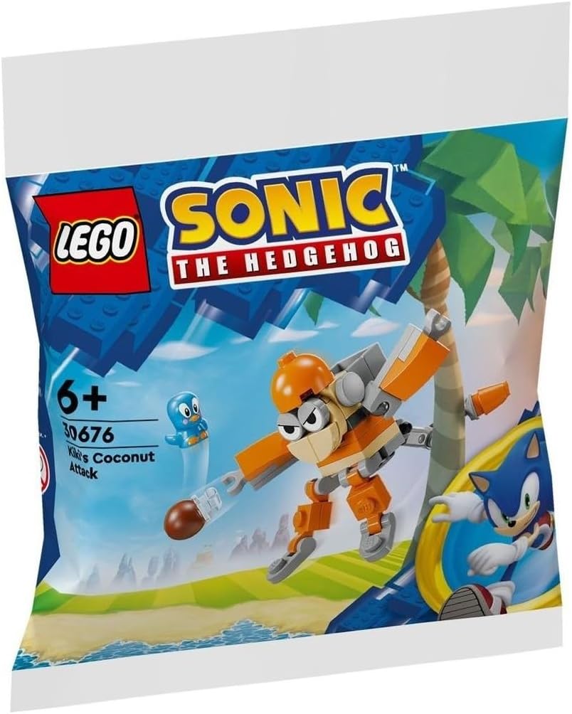 Sonic 30676 The Hedgehog Kiki's Coconut Attack Polybag (42 Parça)