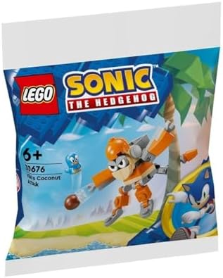 Alternative view of Sonic 30676 The Hedgehog Kiki's Coconut Attack Polybag (42 Parça)