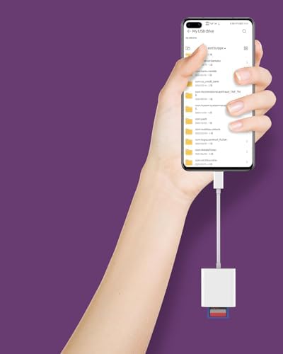 NK1023 2'si 1 arada Telefon ve Pad için Type-C’den SD Karta OTG SD/TF Bellek Dönüştürücü Tak Çalıştır Kart Okuyucu