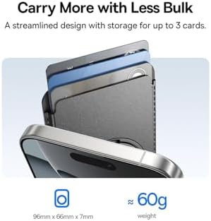 Alternative view of MagPro 3 Manyetik Standlı Cüzdan, MagSafe Wallet Siyah