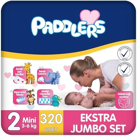 Alternative view of Bebek Bezi 2 Numara Mini (3-6 Kg) 320 Adet – Ekstra Set