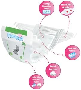 Alternative view of Bebek Bezi 4 Numara Maxi (7-14 Kg) 120 Adet – 2’li Set