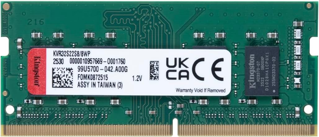 8 GB DDR4 3200 MHz KVR32S22S8/8WP NB RAM