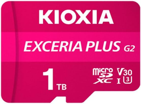 1TB Exceria Plus G2 Micro SDXC 4K 100/90MB/sn Hafıza Kartı (SD Adaptörlü)