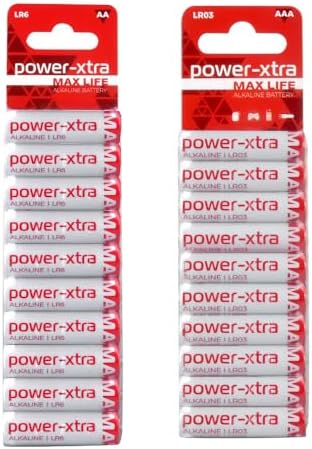Alternative view of POWER-XTRA AA Alkalin Kalem Pil 10'Lu AAA Alkalin İnce Pil 10'lu paket (20 Adet)