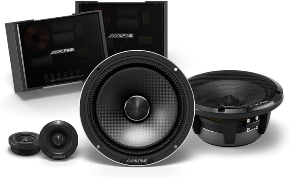 Alternative view of HDZ-65CS 16,5 cm (6.5”) Status Slim-Fit Komponent Hoparlör, Hi-Res Audio, 100W RMS / 300W, Carbon Membran, OEM Uyumlu