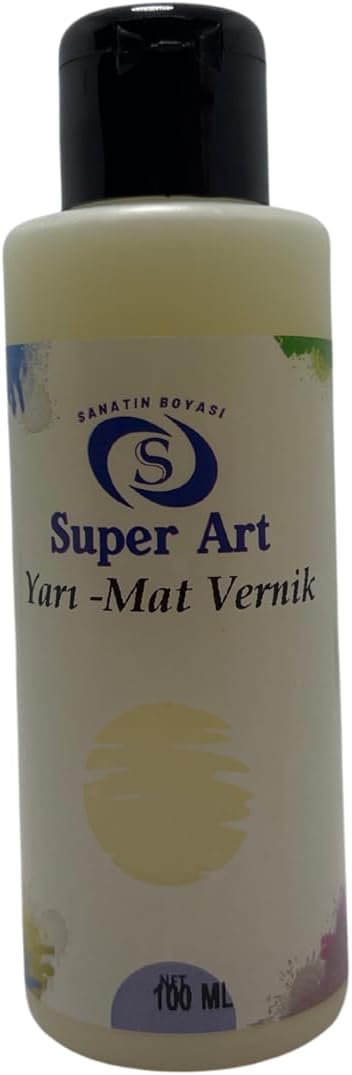Alternative view of Superart Su Bazlı Vernik Yarı-Mat 100 mL