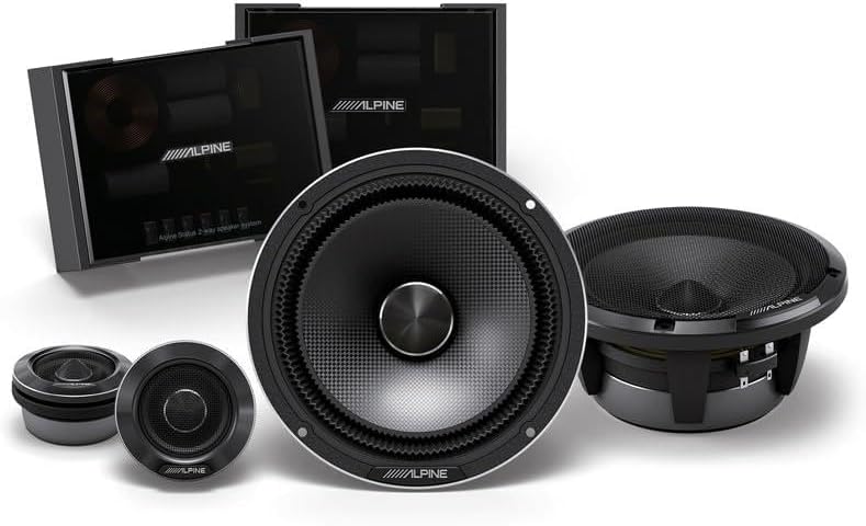 Alternative view of HDZ-65C 16,5 cm (6.5”) Status 2 Yollu Komponent Hoparlör, Hi-Res Audio, 100W RMS / 300W, Carbon Membran, Audiophile Ses Sistemi