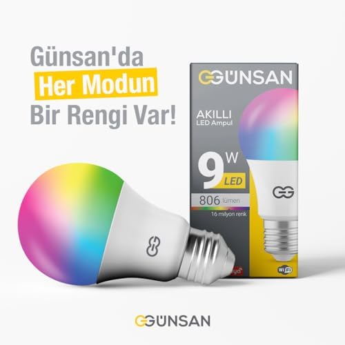 Alternative view of Akıllı Wifi LED Ampul RGB Çok Renkli ve Smart Life Uygulama Destekli (9W 2700K-6500K Ayarlanabilir)