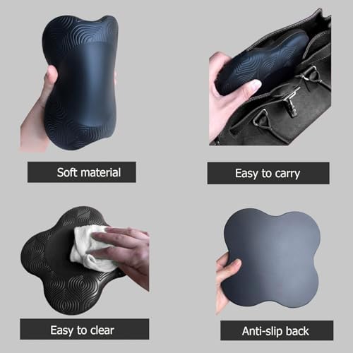 Alternative view of Yoga Dizlik, Ekstra Kalın Yastıklama ve Kaymaz Taban ile 2'li Set, Tüm Pilates Hareketleri İçin Destekleyici Diz Koruma, Spor Salonu ve Ev Egzersizleri İçin Ergonomik Tasarım