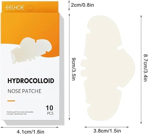 Alternative view of Burun Bantları, 10'lu Paket Hidrokolloid Burun Bandı, Anında Siyah Nokta Giderici ve Gözenek Açıcı, Sivilce, Yağ ve Siyah Noktalar İçin Burun Bandı