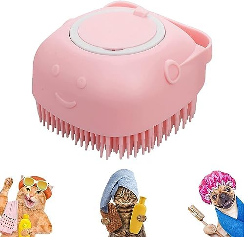 Alternative view of Evcil Hayvan Banyo Fırçası, Köpek Banyo Fırçası, Banyo İçin Köpek Masaj Fırçası, Yumuşak Silikon Köpek Şampuan Fırçası, Kısa ve Uzun Tüylü Köpekler İçin Evcil Hayvan Şampuanı Dağıtıcı Fırça