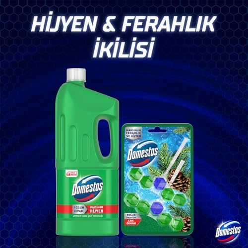 Domestos Yoğun Kıvamlı Çamaşır Suyu Çam Ferahlığı Maksimum Hijyen 1850 ml