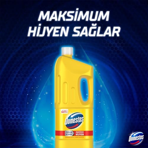 Alternative view of Domestos Yoğun Kıvamlı Çamaşır Suyu Limon Esintisi Maksimum Hijyen 1850 ml