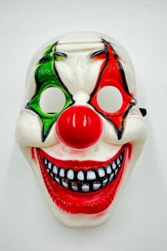 Alternative view of Bayramı Halloween Maske Palyaço Kırmızı Yeşil