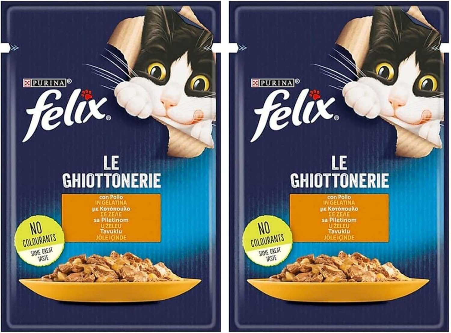 Felix Tavuklu Yetişkin Kedi Konservesi Pouch 85 Gr 2li paket