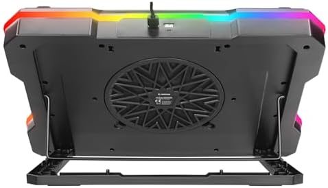 Alternative view of S49 Cyclone Laptop Notebook Soğutucu Stand RGB Renkli Oyunculara Özel 2 USB Port 140mm Fan 14-19inç