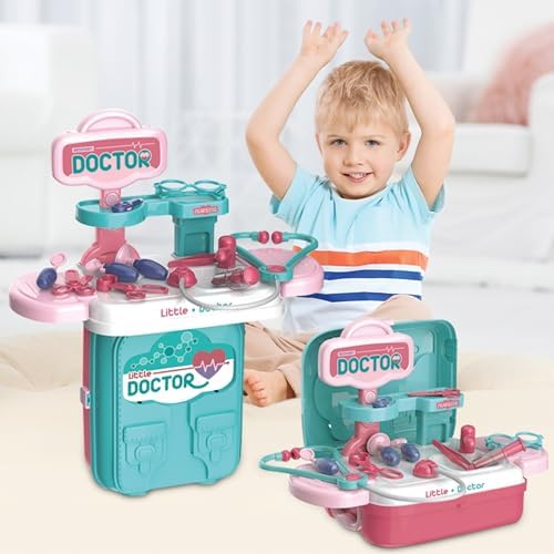 Ogi Mogi Toys Doktor Oyun Seti Eğitici 2’si 1 Arada Sırt Çantası