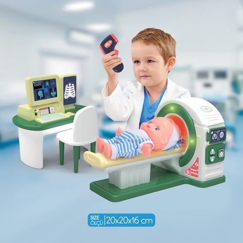 Ogi Mogi Toys Işıklı ve Sesli Bilgisayarlı Tomografi Makinesi Medikal Oyun Seti