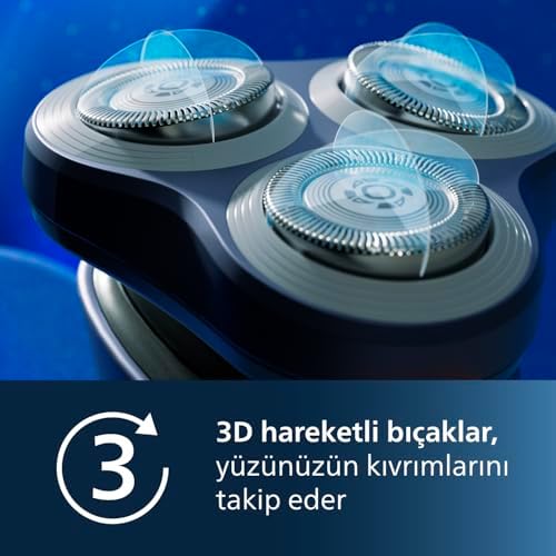 Alternative view of S1885/00, Islak ve Kuru Elektrikli Tıraş Makinesi, PowerCut Bıçaklar, 35 Dakika Kablosuz Kullanım, IPX7 Su Geçirmez