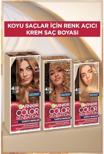 Alternative view of Çarpıcı Renkler HL3 Koyu Saçlar için Sarı Saç Açıcı Krem Saç Boyası