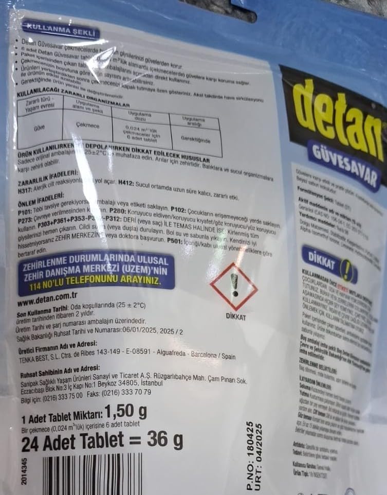 Alternative view of Güvesavar Sachet 24 Adet Beyaz Sabun Kokulu