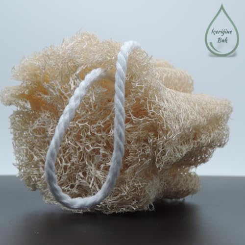 Doğal Kabak Lifi Bulaşık Süngeri Askılı (7 cm)
