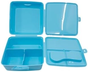 Alternative view of Temalı Lisanslı 4 Bölmeli Plastik Çocuk Beslenme Kutusu - Yemek Saklama Kabı Kaşık ve Çatallı
