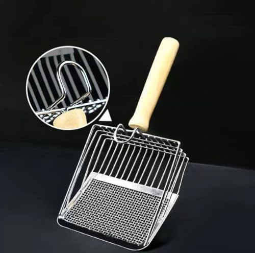 Alternative view of Paslanmaz Metal Kedi Köpek Kum Temizleme Metal Küreği – Dayanıklı ve Ergonomik Tuvalet Kumu Temizleyici Kürek (yenikurek)