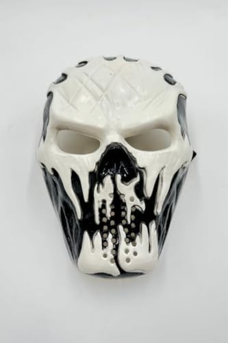 Bayramı Halloween Dark Fang Maske Siyah Beyaz