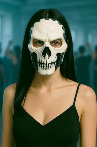 Alternative view of Bayramı Halloween Dark Fang Maske Siyah Beyaz