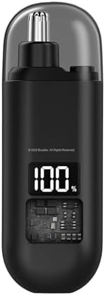 Burun Kılı Makinesi, Mini Taşınabilir Ağrısız Tüy Alma, Hassas Kaş Düzeltici, Çift Taraflı Bıçaklı Sessiz Kesim, LED Güç Göstergeli, USB Şarjlı, Temizlik Fırçası ve Şarj Kablosu Dahil, Seyaha