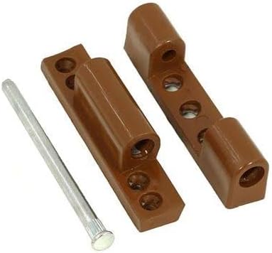 PVC Pencere Menteşesi, Kahverengi, 74mm, Pimapen Uyumlu