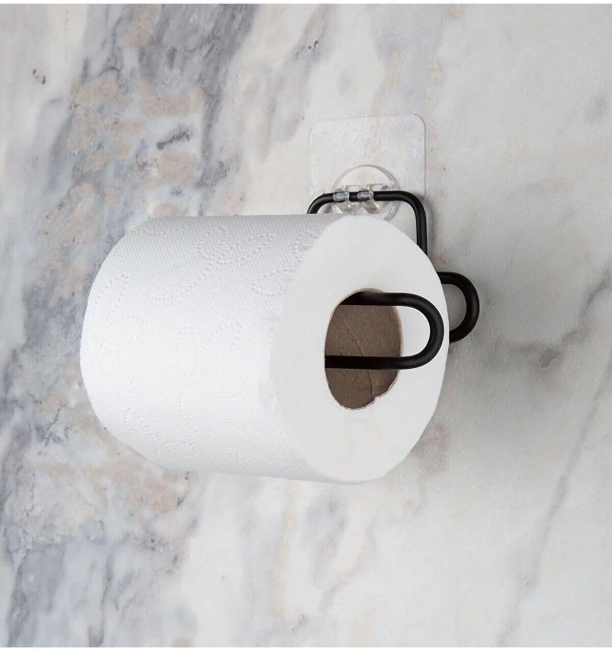 Alternative view of Yapışkanlı Siyah Açık Tuvalet Kağıtlığı Wc Kağıtlık Tutucu, VYDGR00001298