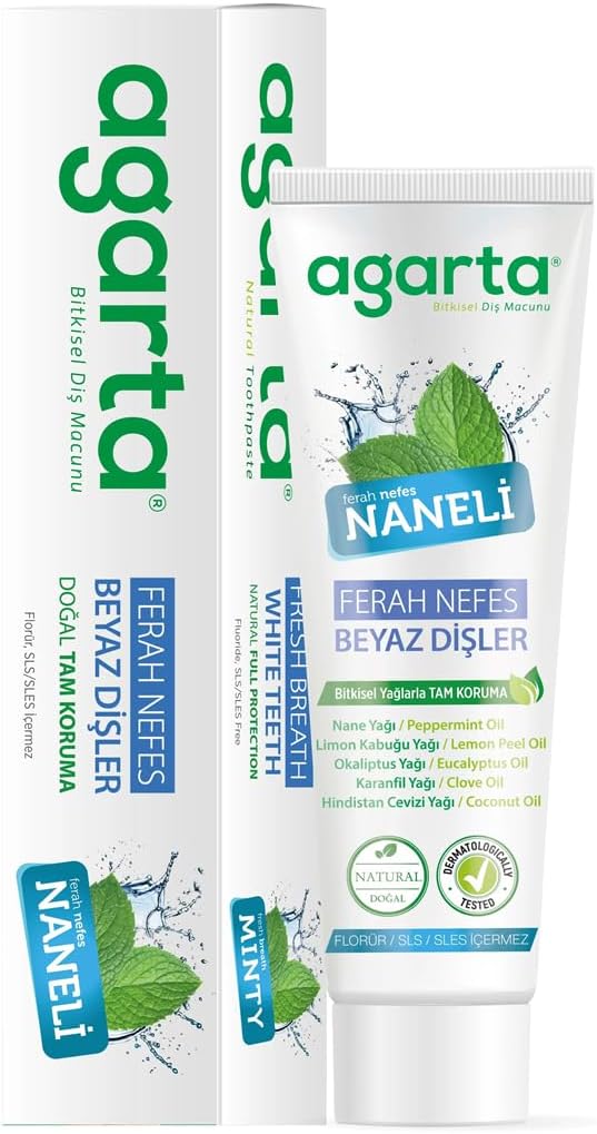Agarta Doğal Diş Macunu *Naneli 100 Ml