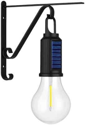 Güneş Enerjili LED Dış Mekan Lamba, Su Geçirmez, Ferforje Askılı, USB Type-C Şarjlı, 3 Işık Modlu, Kapı Önü, Bahçe, Balkon,, Garaj ve İşyeri Giriş Aydınlatması, Dekoratif Solar Lamba