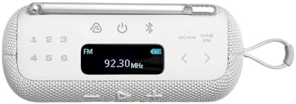 Tuner3 Bluetooth Hoparlör, DAB-FM Radyo,Beyaz